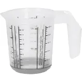 Keeeper 6x keeeper Maatbeker 'Massimo', Maatbekers, Transparant