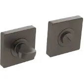 Intersteel Rozet met toilet-/badkamersluiting vierkant antracietgrijs