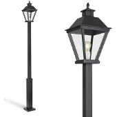 Ks Verlichting Zwarte lantaarn Square 243cm - zwart