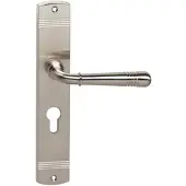 Intersteel Deurkruk Helena op langschild profielcilindergat 55mm - nikkel mat