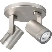 Highlight Opbouwspot Halo Spot nikkel 2-lichts rond
