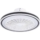 Eglo Plafondventilator Bilinga Met Led - Zwart - 48cm - 25,5w - Met Afstandsbediening