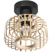 Steinhauer Bamboe plafondlamp Bloeba Ø 20cm
