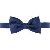 Profuomo Originale Vlinderdas donkerblauw, Effen