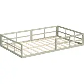 VitaliSpa Minno Kinderbed – 205 x 125 cm Zonder matras Grijs