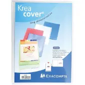 Exacompta 20x Kreacover Chromaline Personaliseerbare showalbums PP met vaste rug - halfharde omslag - 20 tassen - 40 zichten - A4 - Kleurloos - 5728E