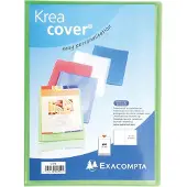 Exacompta 20x Kreacover Chromaline Personaliseerbare showalbums PP met vaste rug - halfharde omslag - 20 tassen - 40 zichten - A4 - Geassorteerd - 5729E