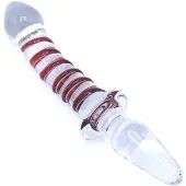 Kiotos - Glazen Dildo En Glazen Buttplug 2-in-1 SWIRL