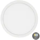 Enzo LED panel downlighter | wit | 6-18W | Tri-white + HF-sensor | CCT 3000-4000-6000K | 6-12-18W | diameter 230mm - LED2570