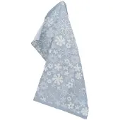 Bunzlau Castle Theedoek Flowerbed Grey-Blue