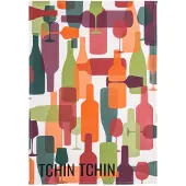 Coucke Theedoek Set van Twee - Tchhin tchin - 100% katoen