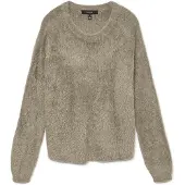 Vero Moda Vmpuff ls o-neck pullover boo taupe