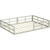 VitaliSpa Minno Kinderbed – 205 x 145 cm zonder matras Grijs