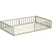 VitaliSpa Minno Kinderbed – 205 x 125 cm Zonder matras Grijs