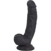 Kiotos - Dildo 22 x 4 cm - Zwart