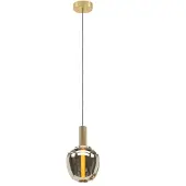 Eglo Hanglamp Fruitera, dimbaar, messing / goud, Woon-/ Eetkamer, metaal, Modern, hanglamp