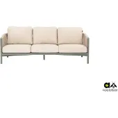Apple Bee Loungebank Bora Bora Sofa 204 Aluminium Rope Weaving Taupe Oak