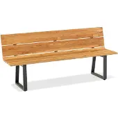 Niehoff Nova Bank Aluminium Antraciet/Teak
