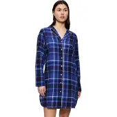 Triumph Nachthemd ' Boyfriend ' blauw / zwart