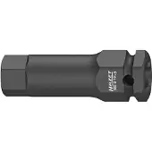 Hazet Krachtdopsleutelbit 985S-19LG · 1/2 inch (12,5 mm) vierkant hol · Binnen-zeskant-profiel · SW 19 mm