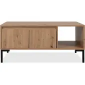 CALICOSY Korsika 55B salontafel Artisanaal Eiken houtmateriaal