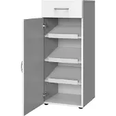 Wimex multi-room concept schoenenkast 1 deur 1 lade wit houtmateriaal