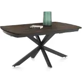 Henders & Hazel Pavalon uittrekbare tafel HPL/metalen onderstel