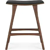 Ethnicraft Ethnictaft Osso barkruk teak bruin