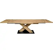 Mäusbacher Komfort 2.0 eettafel houtmateriaal X-vorm uittrekbaar