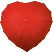 Impliva - Hartvormige Paraplu - UV-Bescherming - Ø 84 cm - Rood