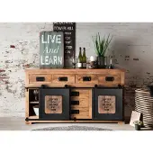 Die Faktorei Mark Nr.1 dressoir mangohout naturel 150x45x80cm
