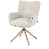 Henders & Hazel Juna draaifauteuil stof Livigno 2 stuks