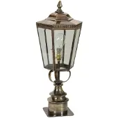 Limehouse Landelijke sokkellamp Chelsea Short Pillar handgemaakt - messing (PB)