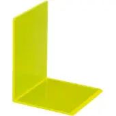 MAUL Boekensteun 10x10x13cm acryl neon geel | 10 stuks