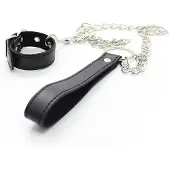 Kiotos - Leren penis/bal strap Met leiband