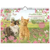 Franciens katten Familieweeknotitiekalender oblong - 2026
