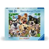Ravensburger puzzel Vrolijke honden - Legpuzzel - 500 stukjes
