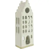 Countryfield Waxinelichthouder Wilhelmus Wit 6,5 X 6,5 X 17 Cm