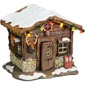 Luville Schneewald Kersthuisje Berghut 10,5 X 8 X 9,5 Cm