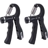 INF Handgreeptrainer met instelbare weerstand 5-60 kg 2-pack Black