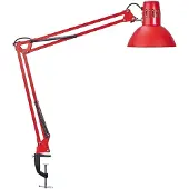 MAUL Klemlamp MAULstudy, rood, Werkkamer / Kantoor, metaal, Klemlamp