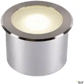 SLV Grote led grondspot Dasar Flat warmwit licht