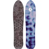 Burton - Snowboards - Backseat Driver Pow Surfing Board 2026 voor Unisex van Hout - Maat 140 cm - Bruin