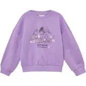 s.Oliver Sweatshirt mokka / lila / zwart / wit