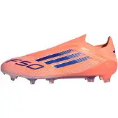 Adidas F50 Elite Veterloze Gras Voetbalschoenen (FG) Oranje Blauw Wit