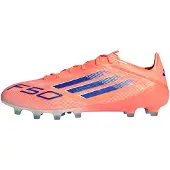 Adidas F50 Elite AG Coral Blaze - Beam Orange/Blauw/Wit