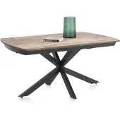 Henders & Hazel Pavalon uittrekbare tafel HPL/metalen onderstel