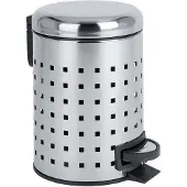 Wenko Stainless Steel 22445100 Trash Can 3l Zilver