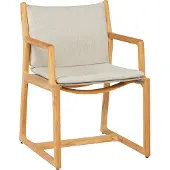 Suns Termoli dining tuinstoel teak/batyline 2 stuks