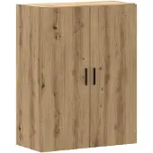 vidaXL Bovenkast 69,5x34x90 cm artisanaal eikenkleurig